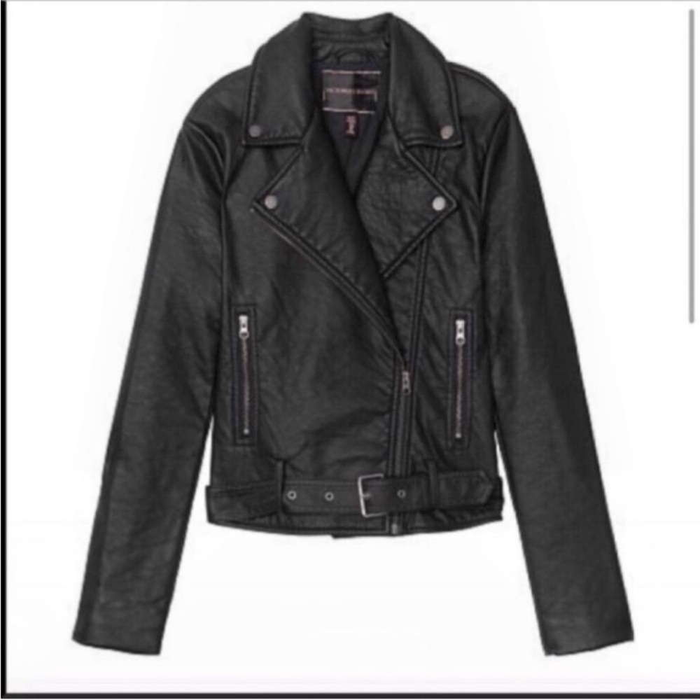 Victoria's Secret Pebbled Motto Jacket